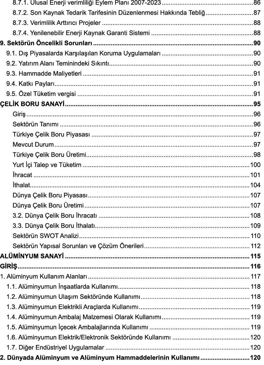 8 7 1  Ulusal Enerji verimliliği Eylem Planı 2007-2023 86 8 7 2  Son Kaynak Tedarik Tarifesinin Düzenlenmesi Hakkında   